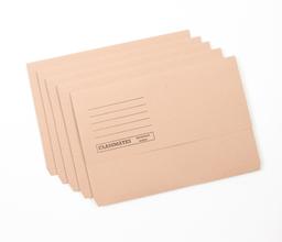 Classmates Document Wallet - Foolscap - Buff - Pack of 50