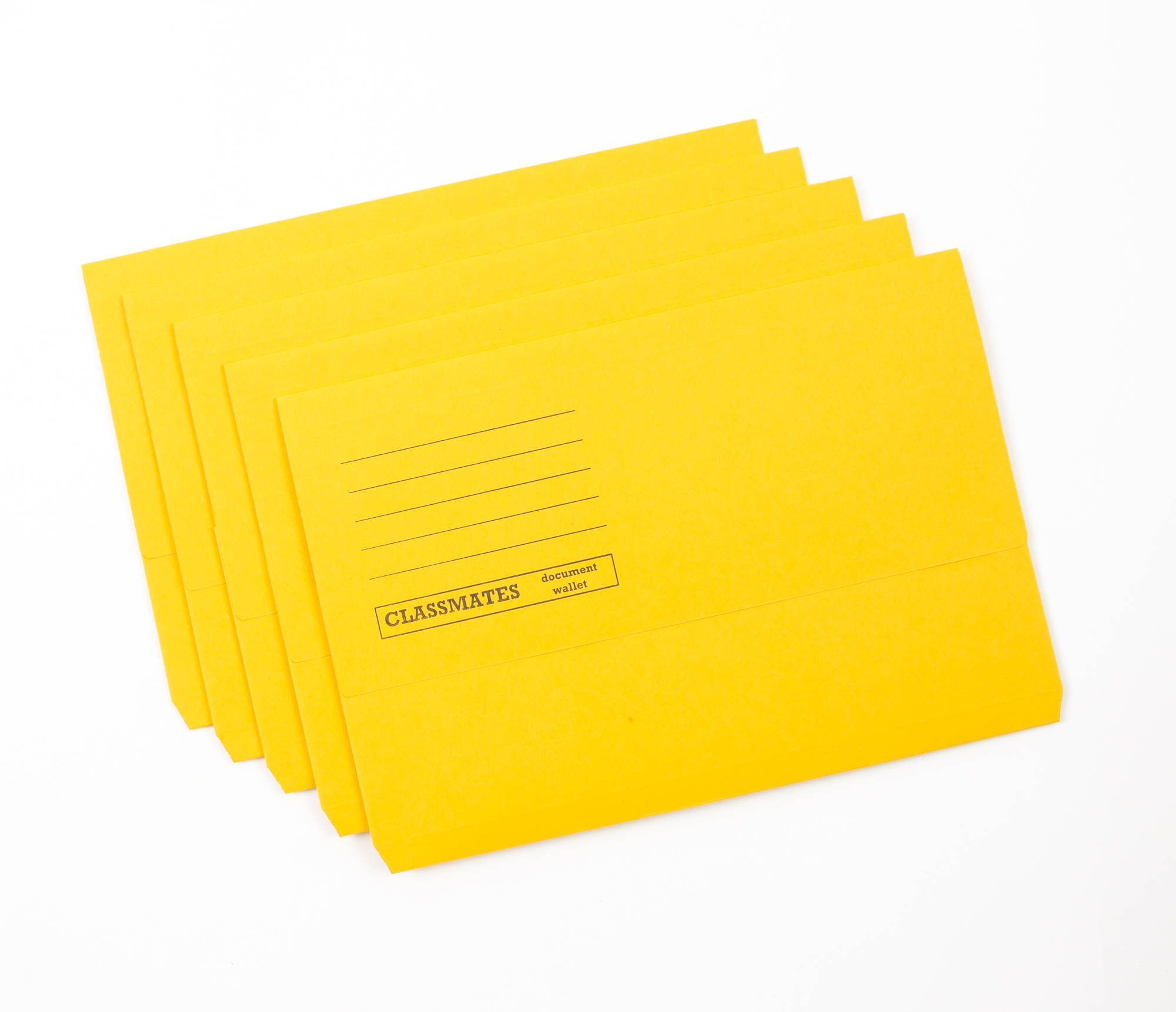 Classmates+Document+Wallets+Yellow