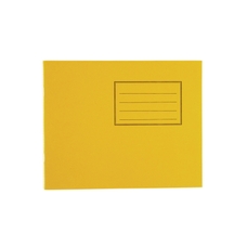 5.25 x 6.5" Exercise Book 24 Page, 12mm Ruled, Yellow - Pack of 100