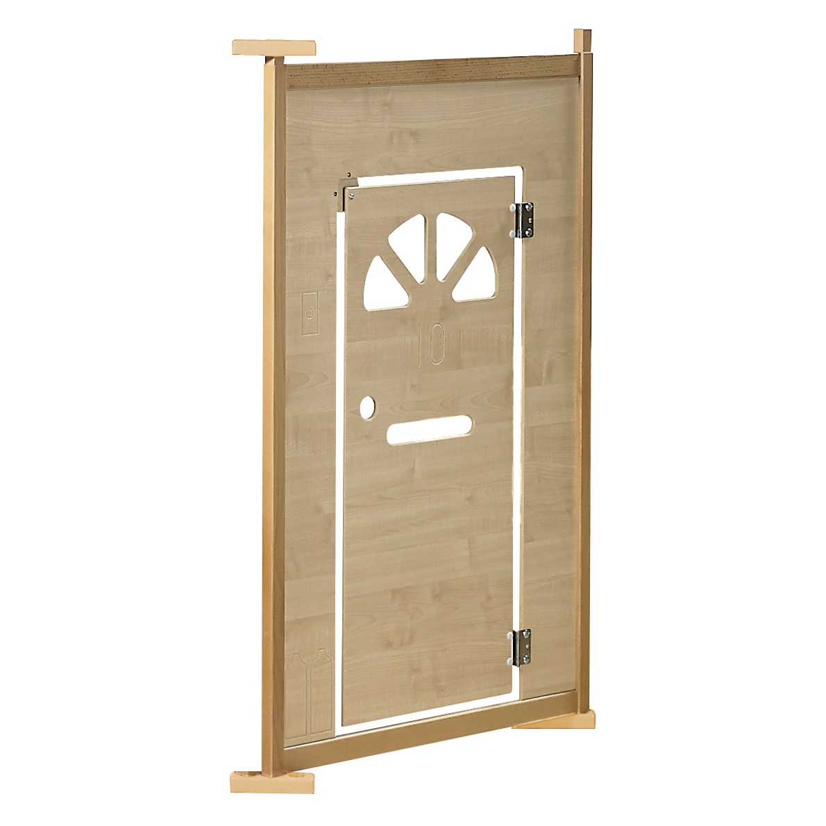 Maple Effect Play Panel Front Door