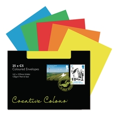 C5 Assorted Peel and Seal Wallet Envelopes - Pack of 25
