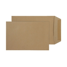 C5 Manilla Gummed Pocket Envelopes - Pack of 50