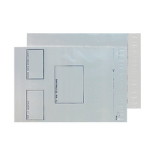 White Polythene Postal Envelope - Pack of 5