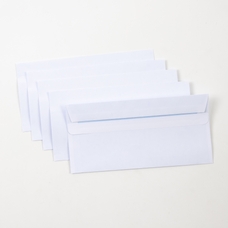 Purely DL White Self Seal Wallet Envelopes - Pack of 50
