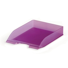 Translucent Letter Tray - Purple