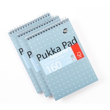 Pukka Metallic Reporter’s Pad - 140 x 205mm - Pack of 3