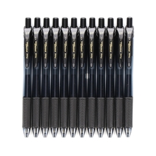 Pentel EnerGel Rollerball Pen - Black - Pack of 12