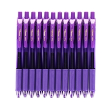 Pentel EnerGel Rollerball Pen - Purple - Pack of 12
