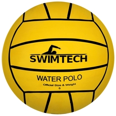 Swimtech Water Polo Ball - Yellow - Size 4