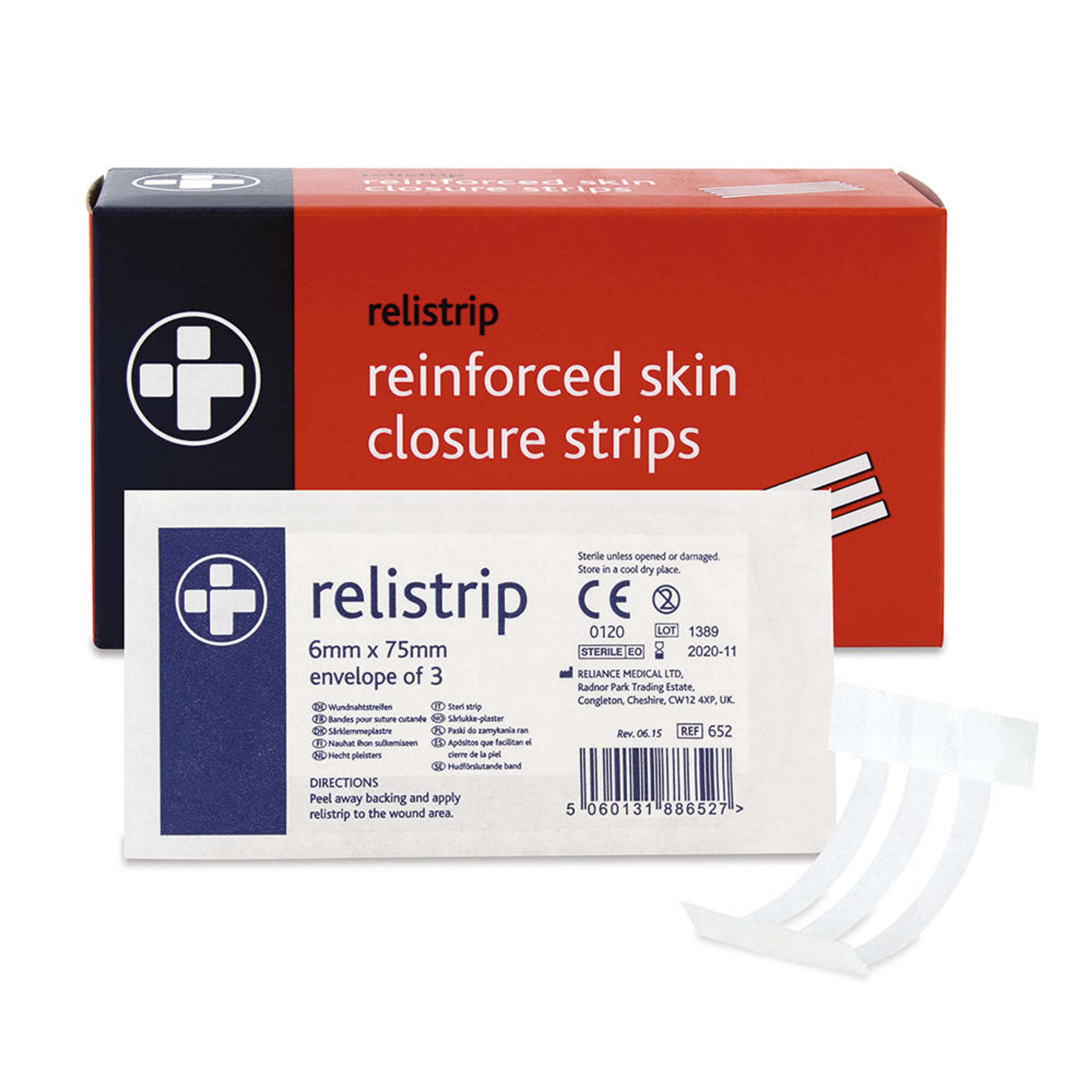 Closure Strips - 6mm x 75mm - Pack of 50
