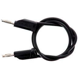 4mm Stackable Plug Lead: Black, 500mm