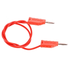 2mm Stackable Plug Lead: Red, 300mm