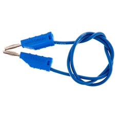 2mm Stackable Plug Lead: Blue, 300mm