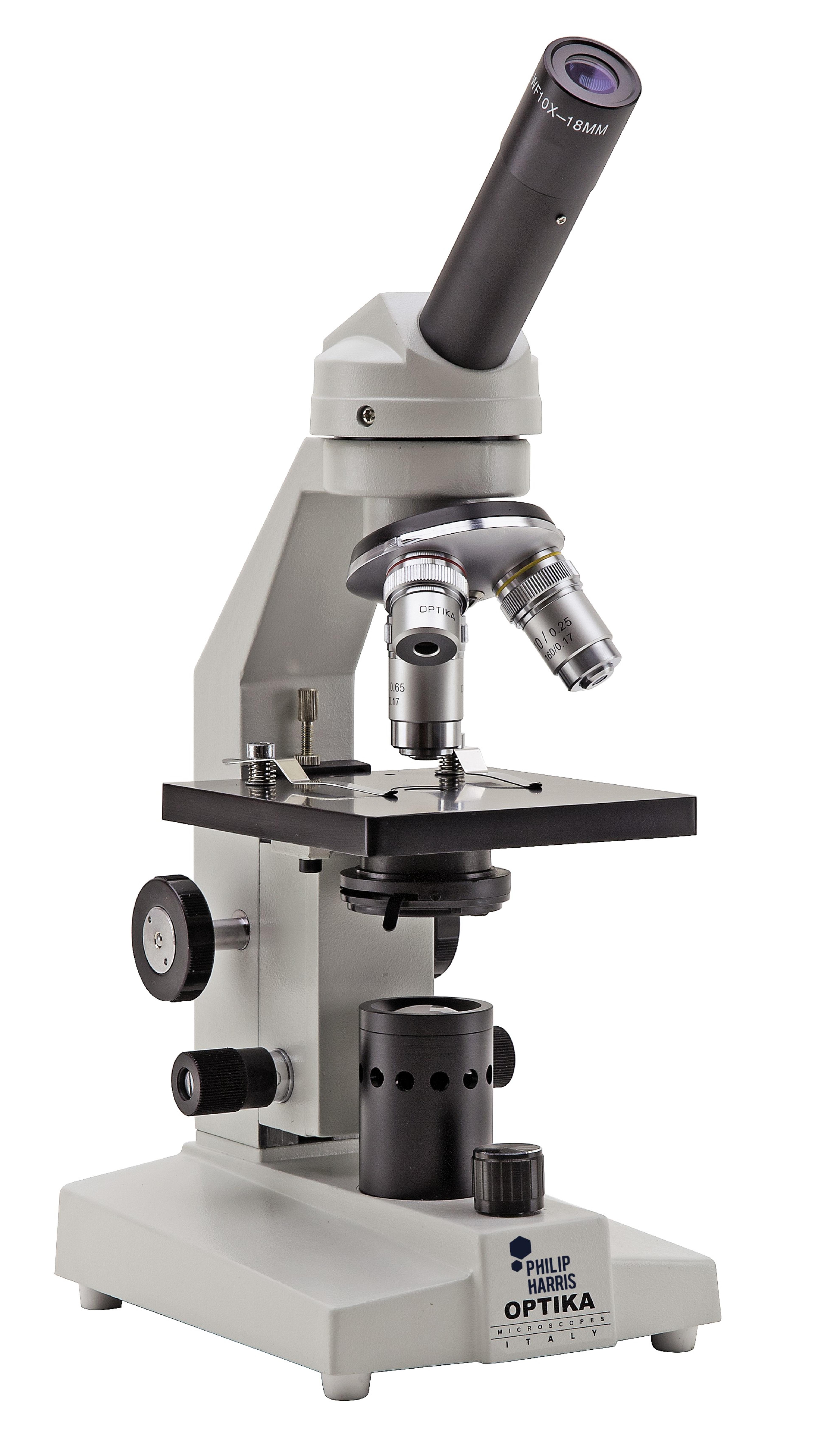 Philip Harris M-100FLED Monocular LED Microscope 400x