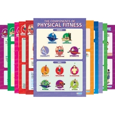 Components of Physical Fitness Posters - Pack of 12