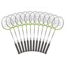 Davies Sports Independent Badminton Racquet - Green - 26in - Pack of 12