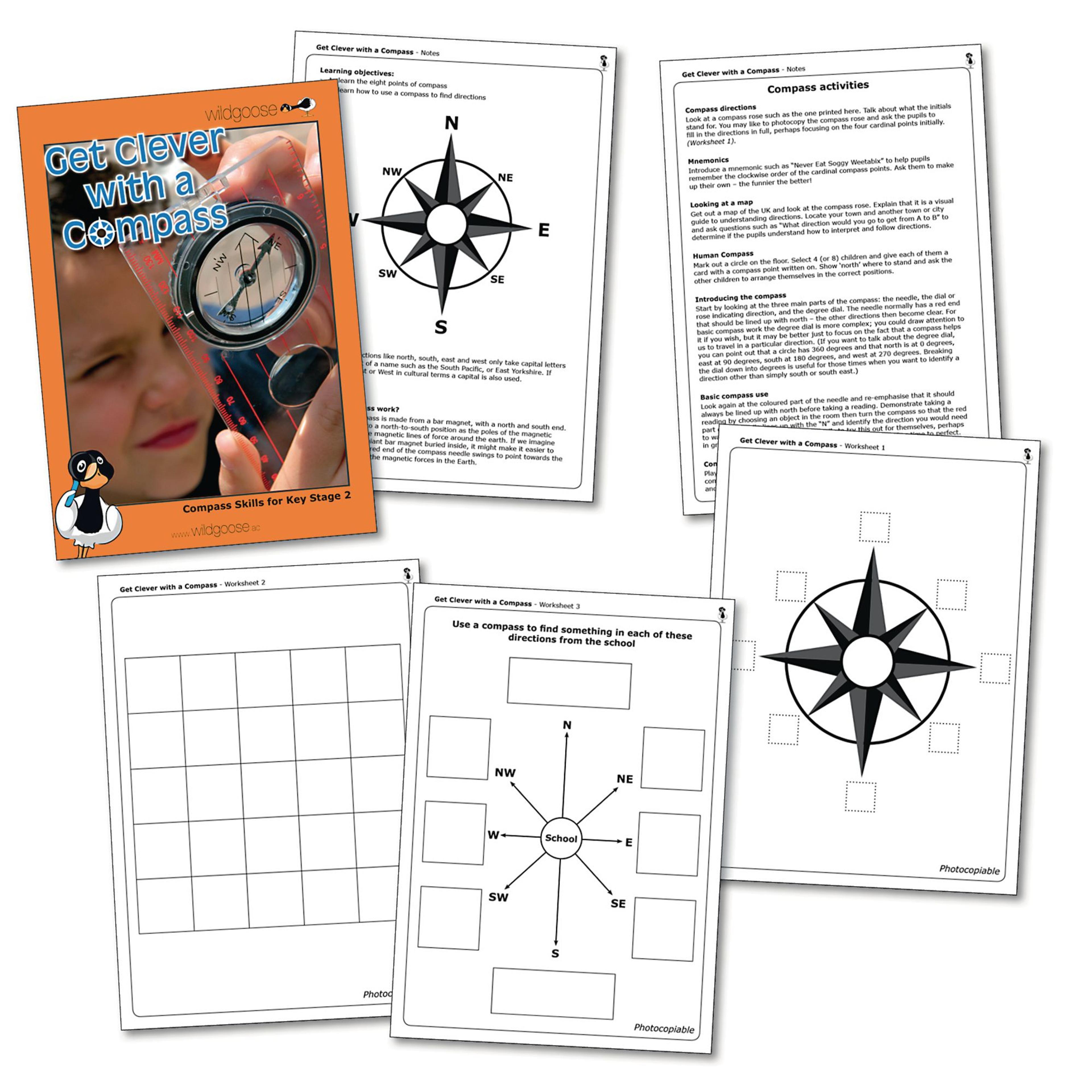 wildgoose Get Clever with a Compass Booklet