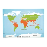 HE1350715 World Climate Zone Map Findel Education