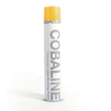 Cobaline Temporary Line Marking Paint - Yellow - pack of 6