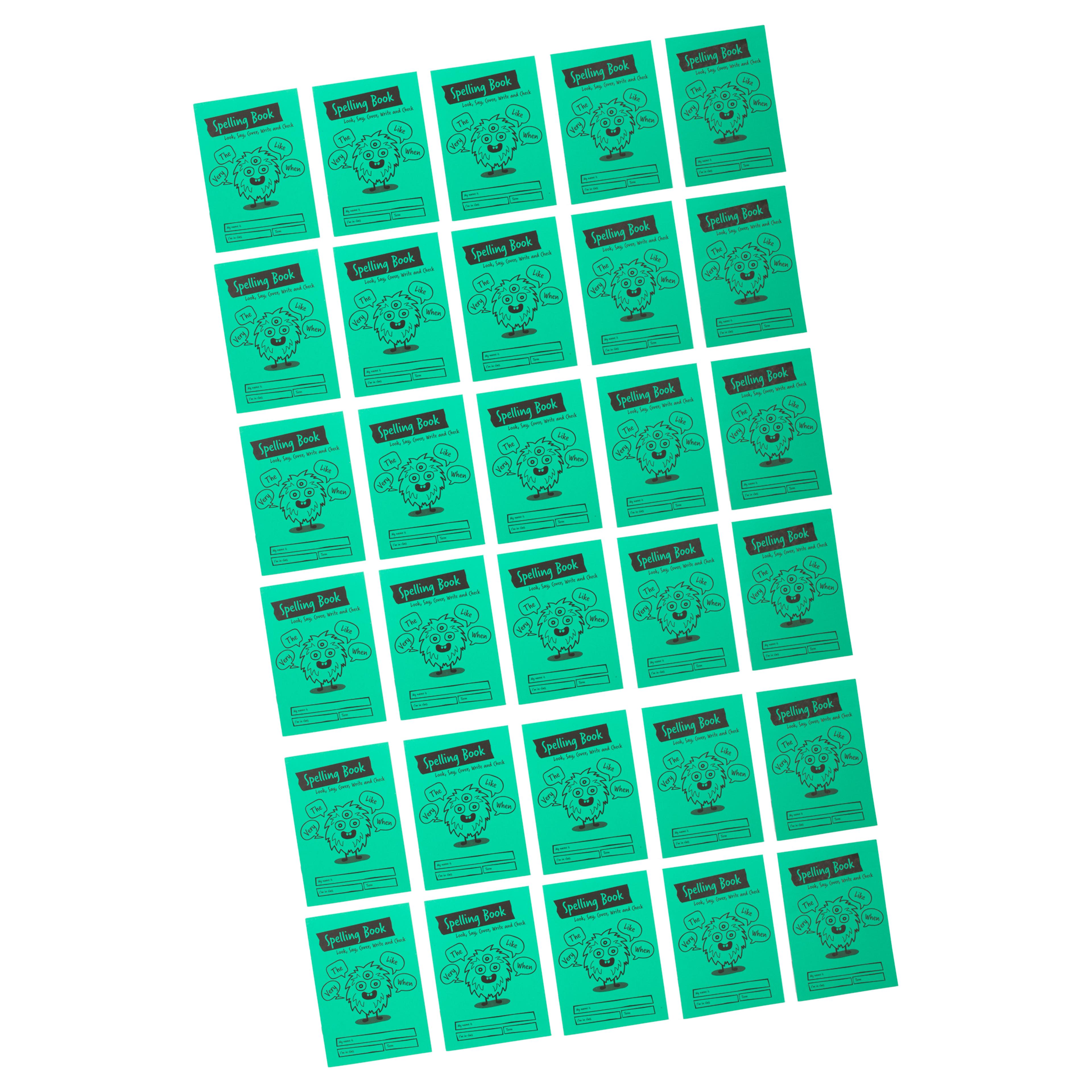 A5 Spelling Book - 28 Page - Pack of 30