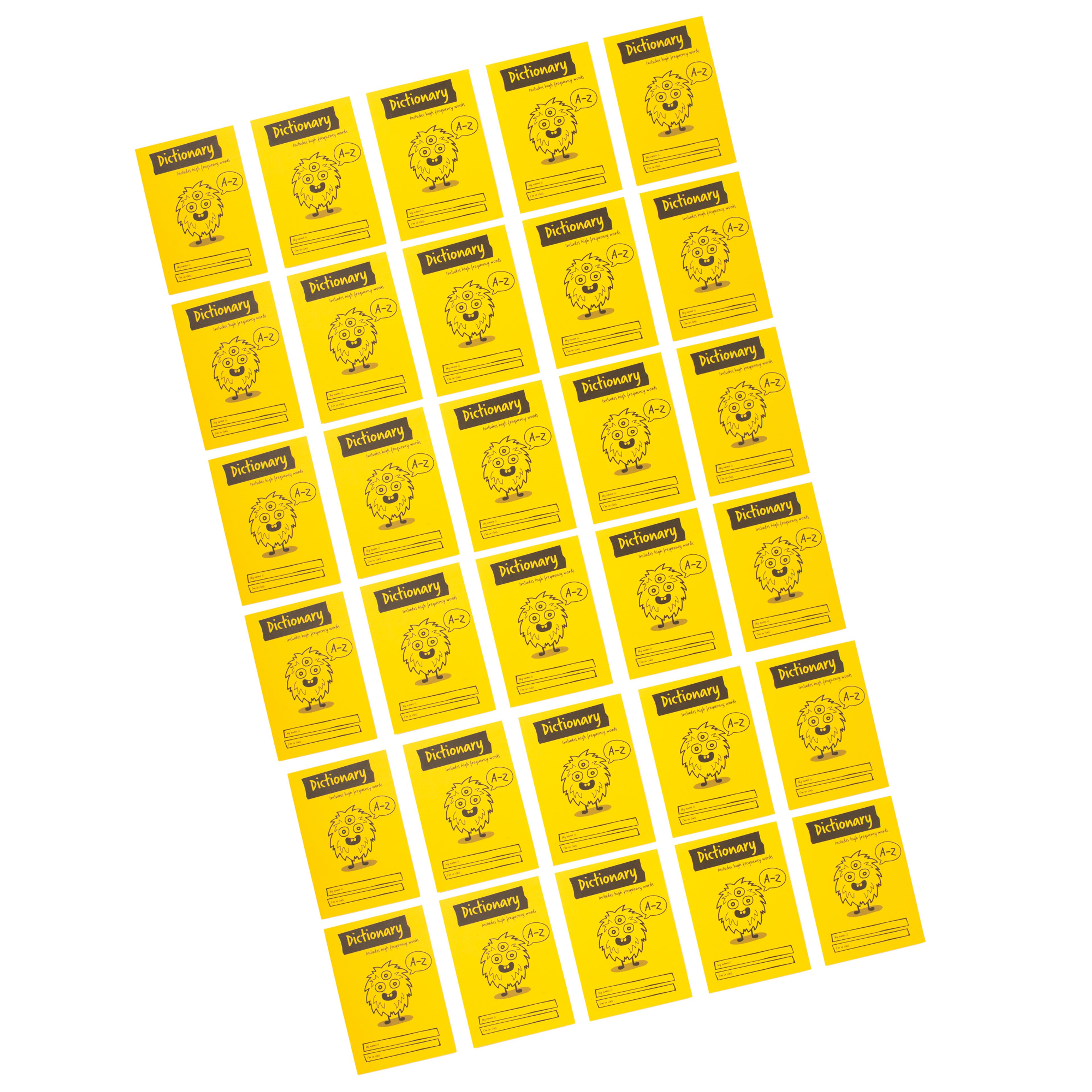 High Frequency Word Dictionary - A5 - Pack of 30