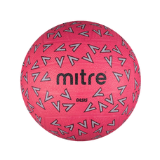 Mitre Oasis Training Netball - Pink - Size 4