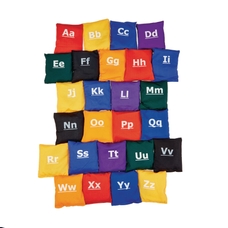 Alphabet Beanbags - Assorted - Pack of 26
