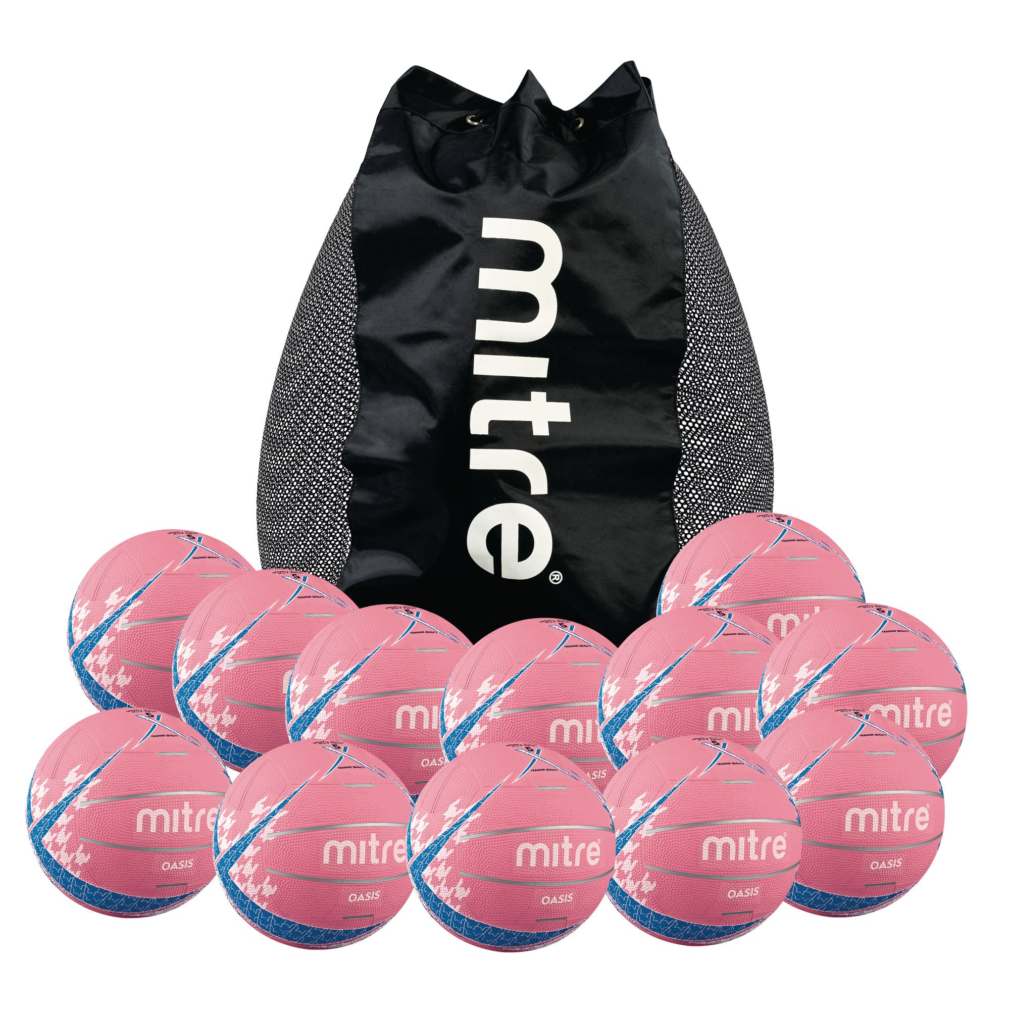 Mitre Oasis Size 5 Pink Pk 12 With Bag