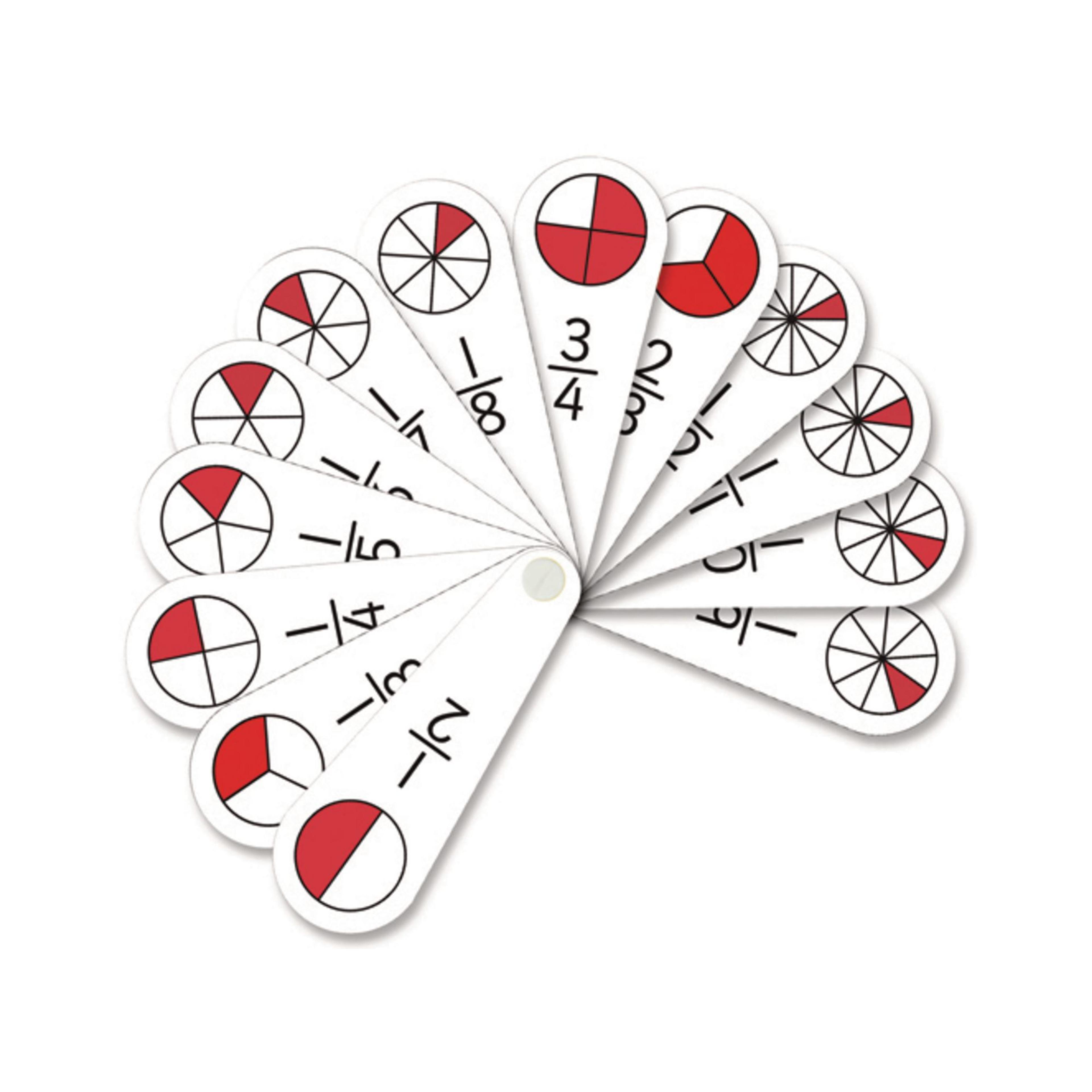 SPACERIGHT Fraction Fans - Pack of 10