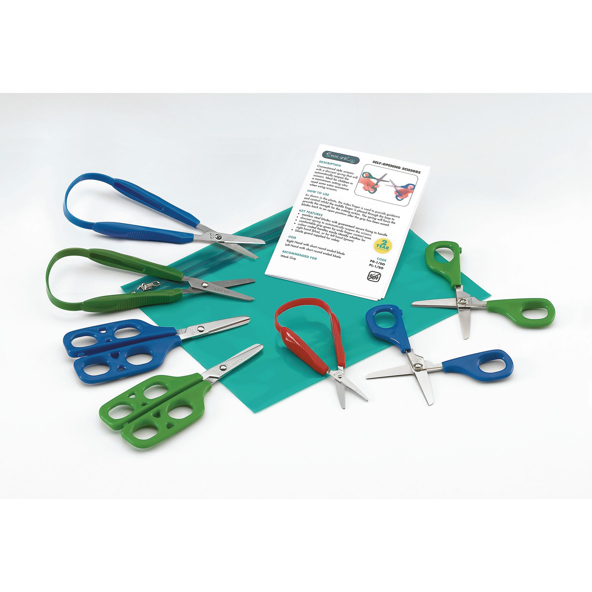 Long Loop Easi-Grip Scissors | Easy Grip Scissors for Children with Autism