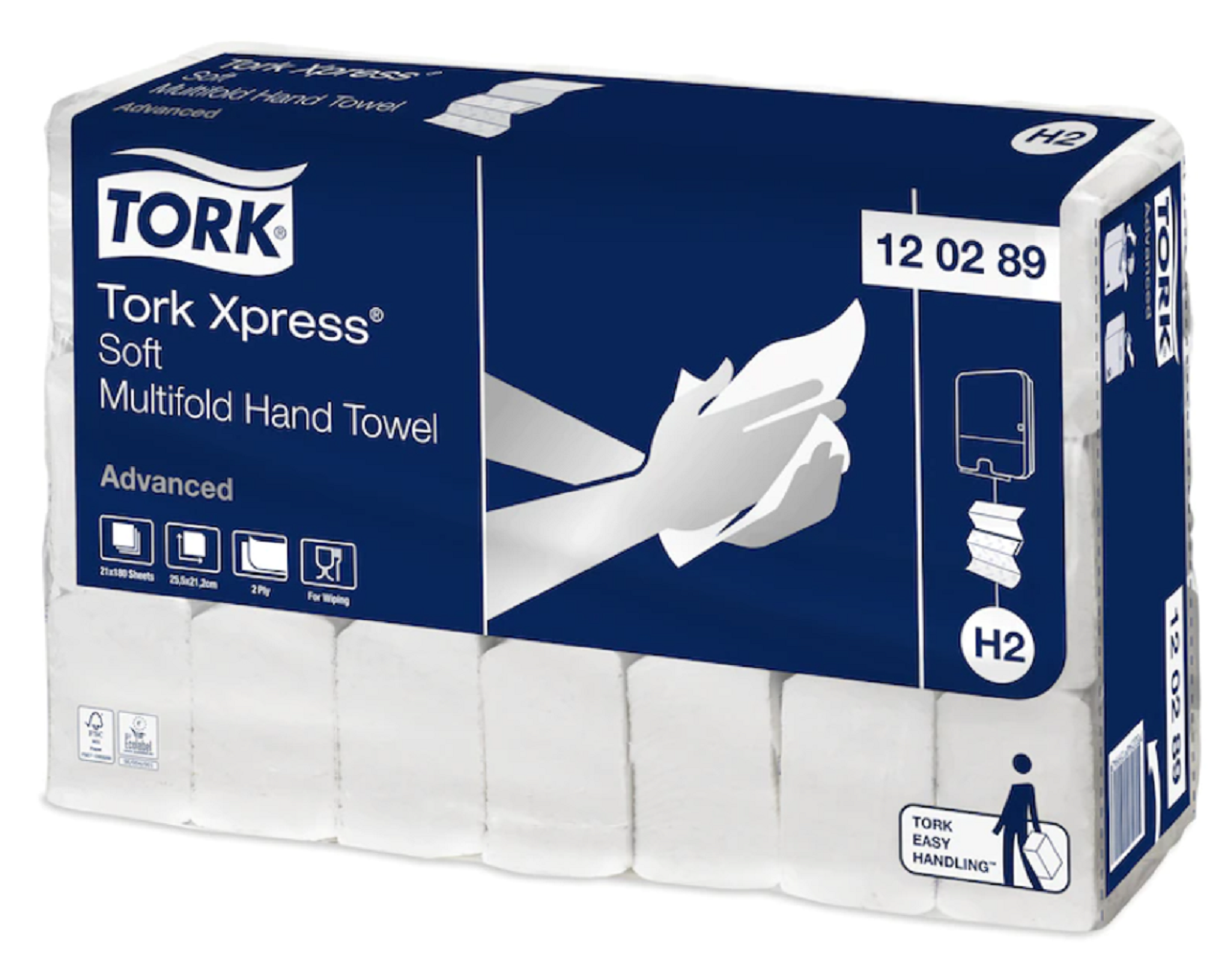 TorkXpress Multifold Hand Towel 2ply P20