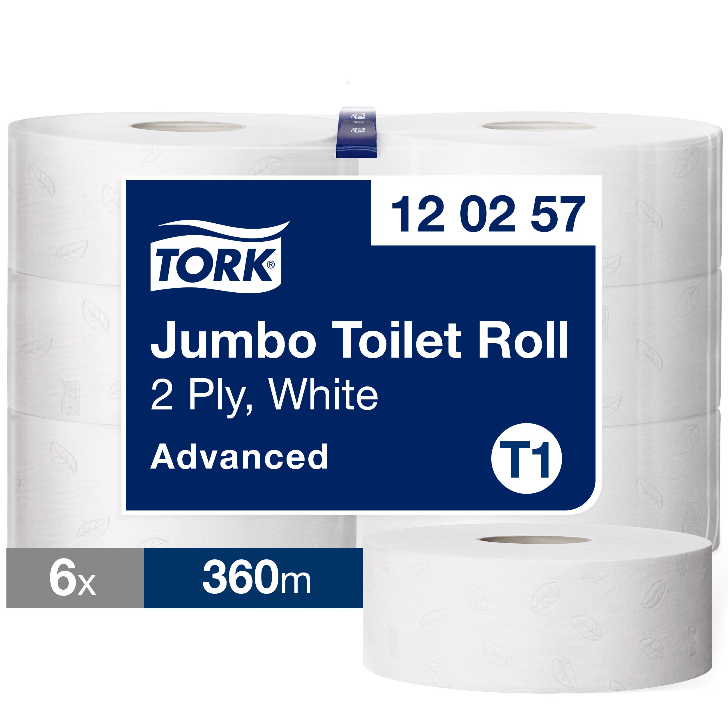 Tork Jumbo Toilet Roll 2ply Case 6