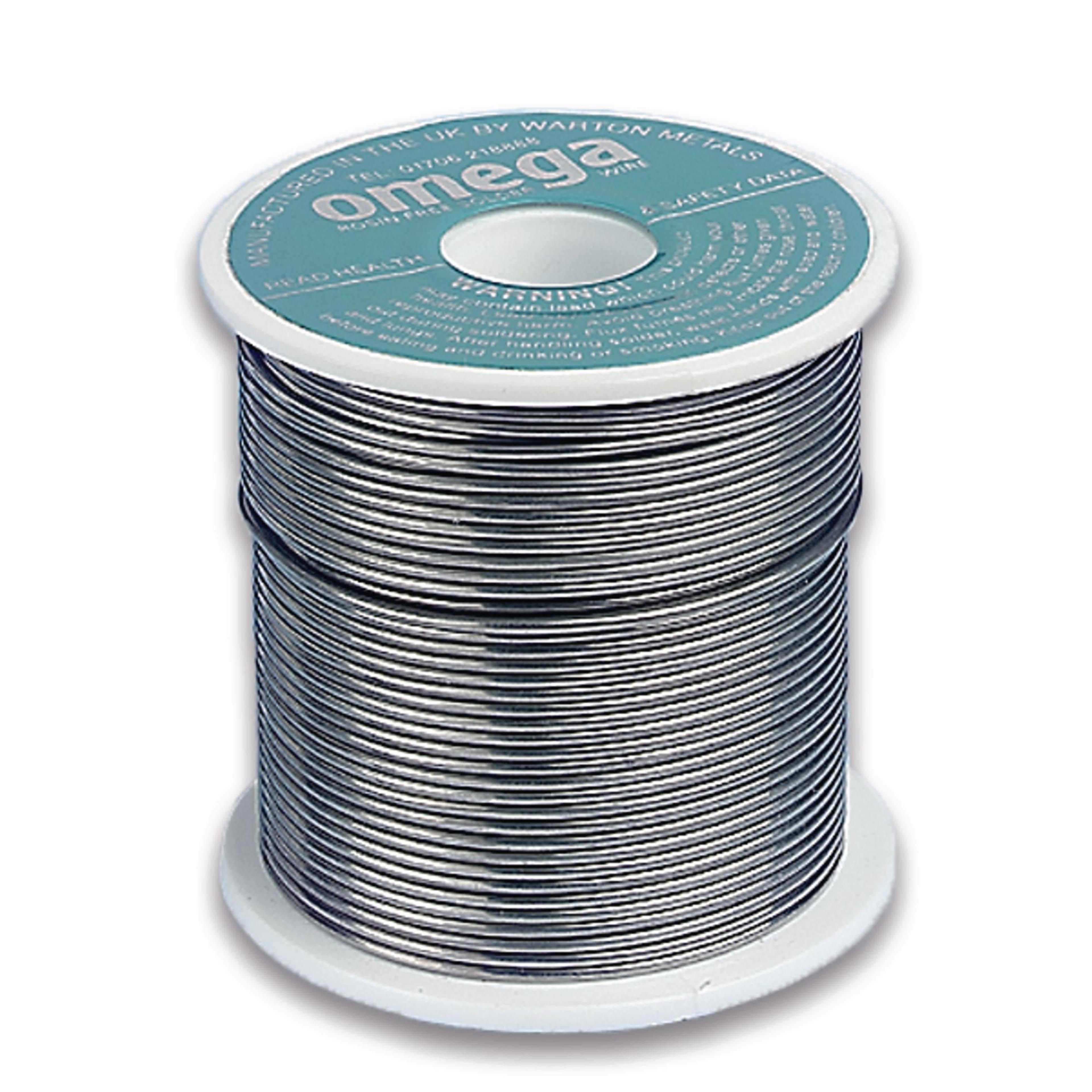Omega Lead Free Solder - 18 SWG - 250g reel 