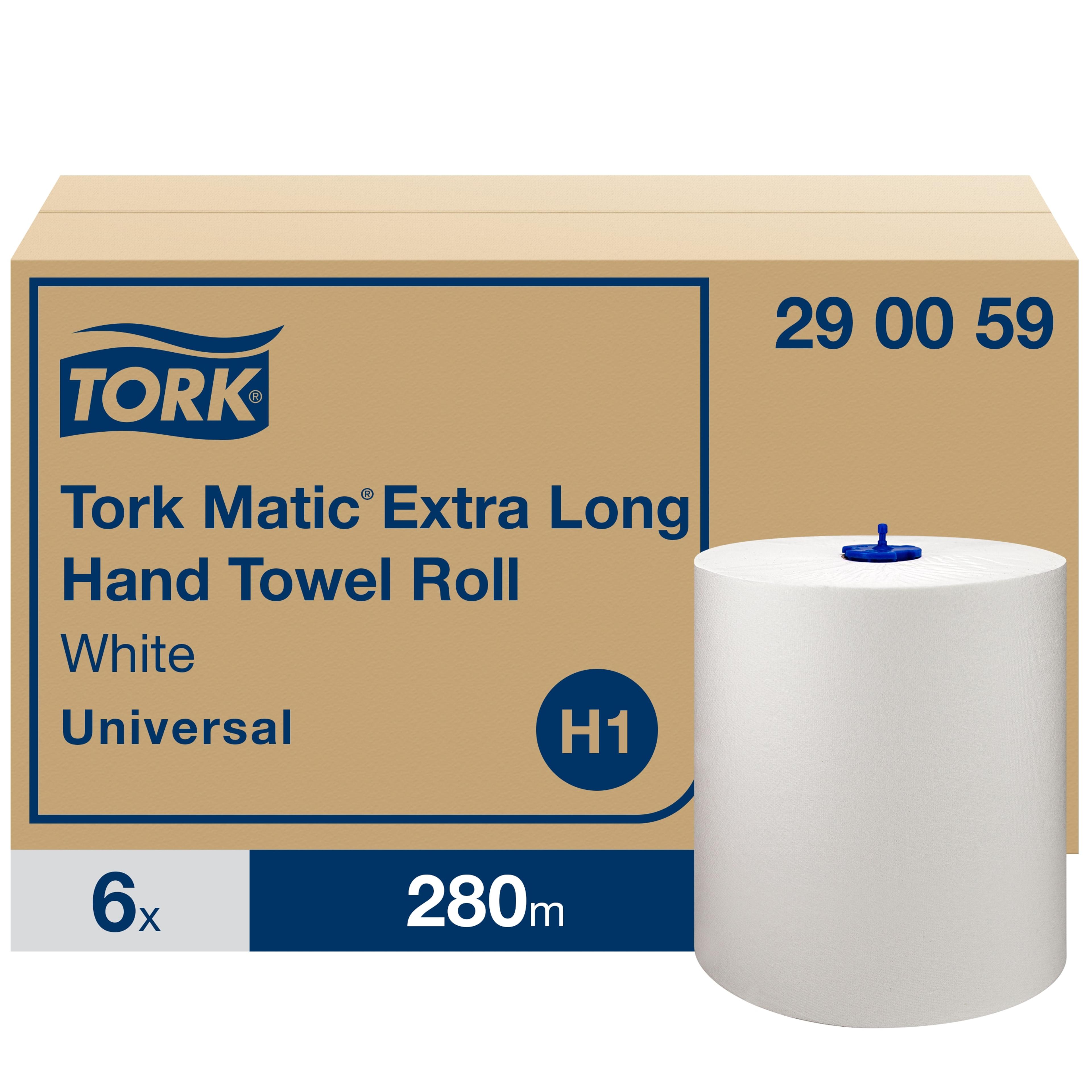 Tork Matic® Extra Long Paper Hand Towels White H1 - Pack of 6