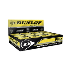 Dunlop Pro Squash Ball - Black - Pack of 12