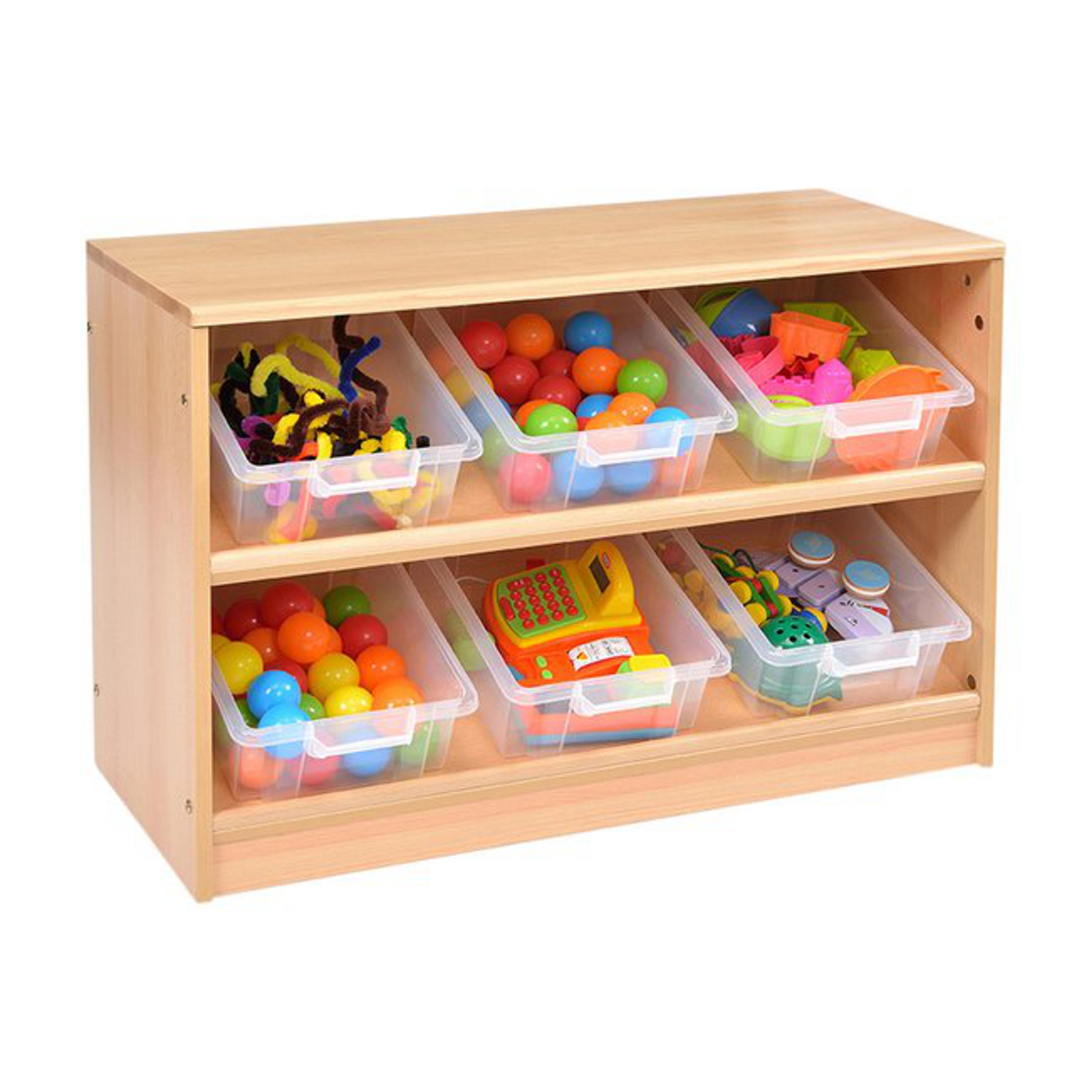 Room Scenes Angled Tidy Store With Clear Trays