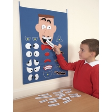 Mr. Face French Wall Chart