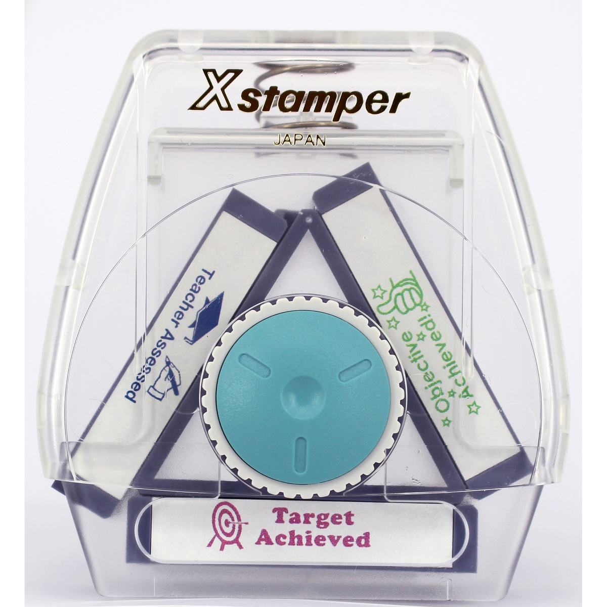 Over Target Stamp Xstamper 3 in 1 Stamp - Objective Achieved, Teacher Assessed and Target ...