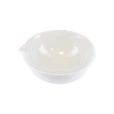 Shallow Round Bottom Porcelain Evaporating Basin: 60ml