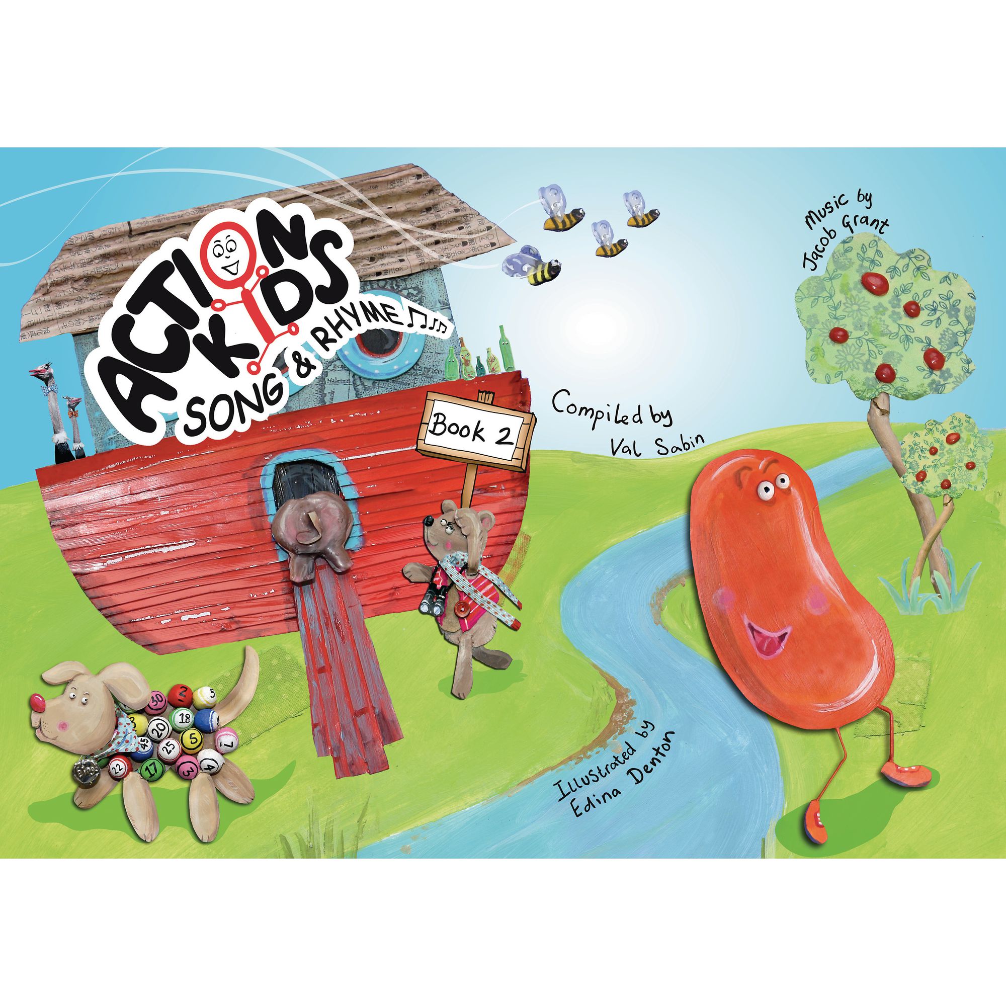 Action Kids Song Rhyme Book 2 Cd And Dvd