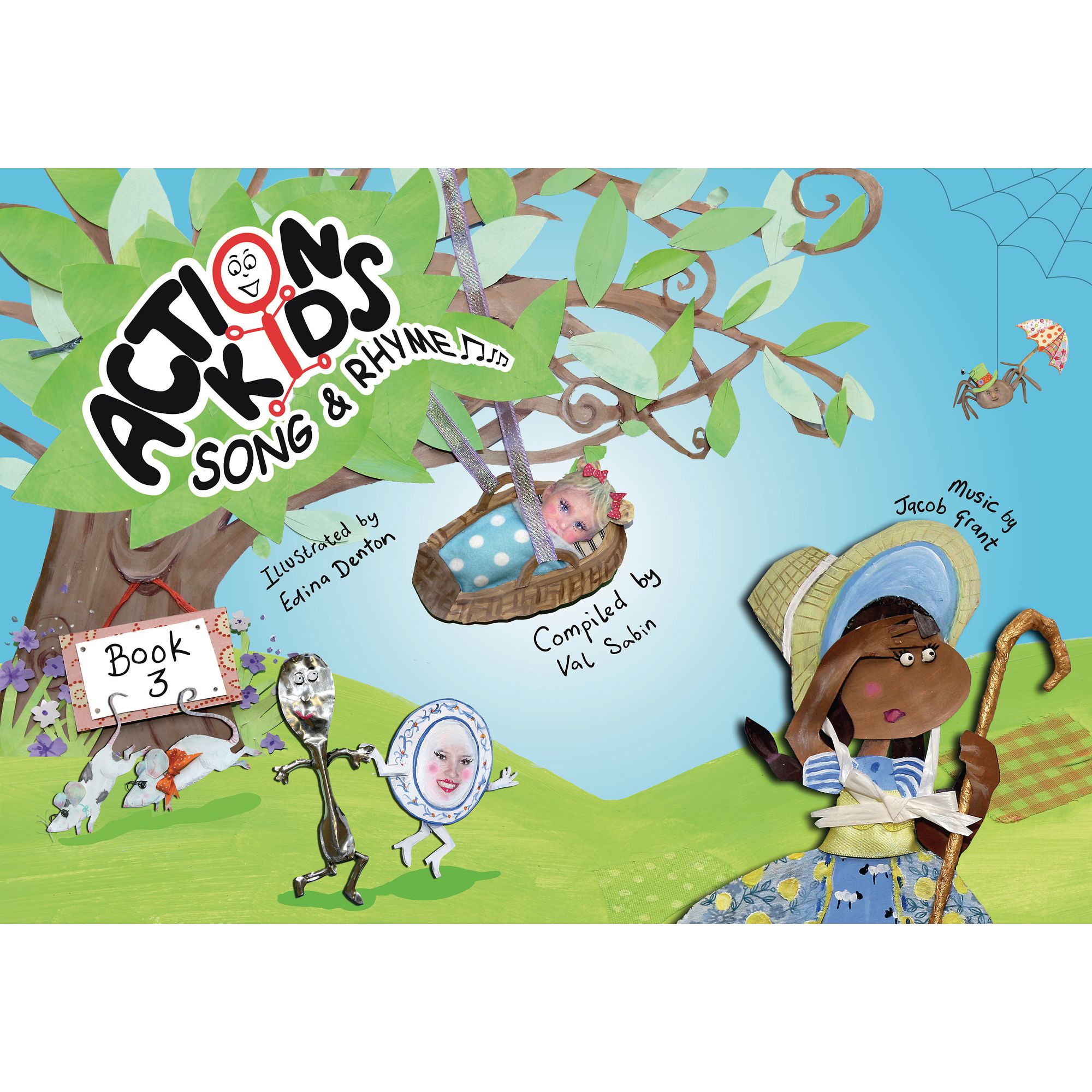 Action Kids Song Rhyme Book 3 Cd And Dvd