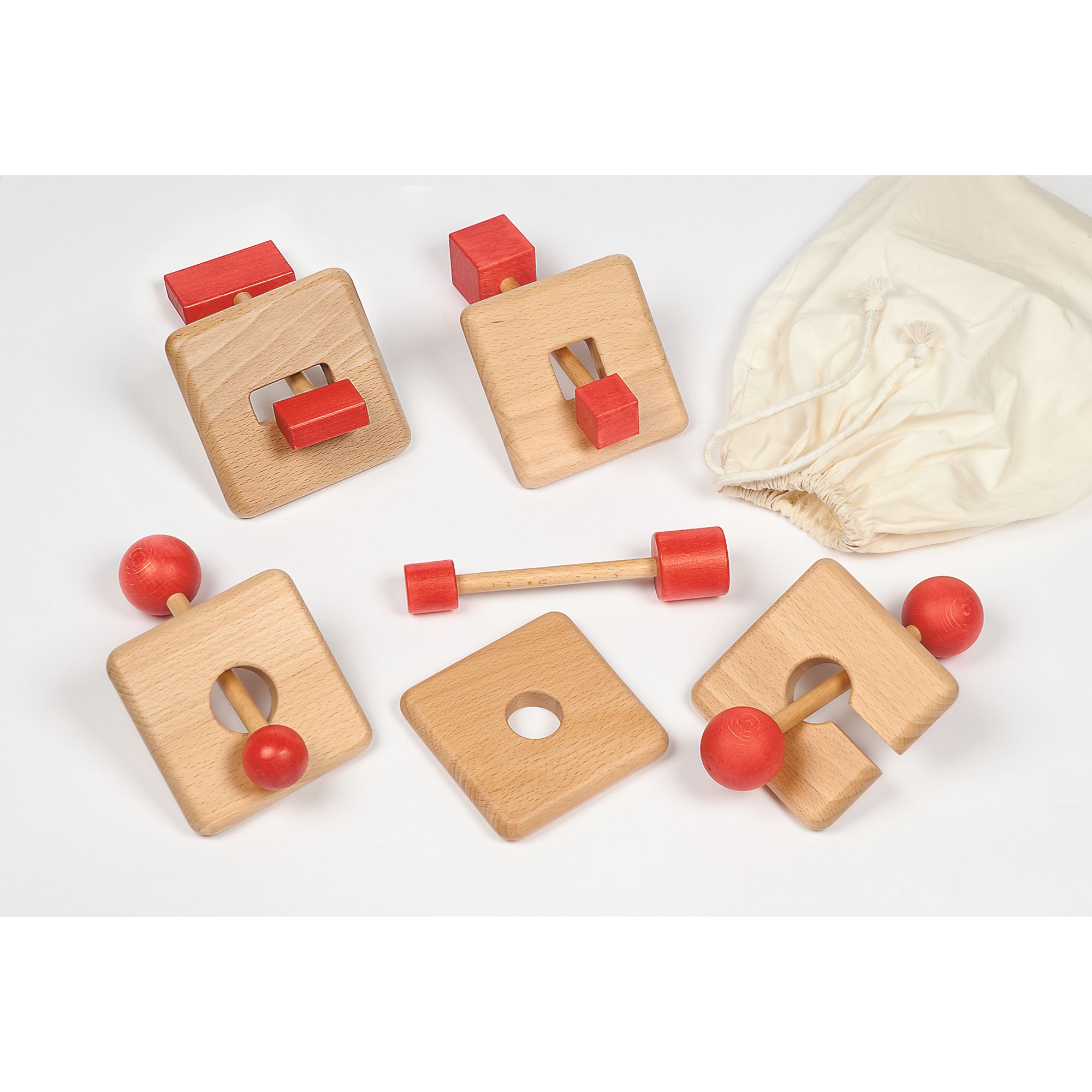 Set Of Wooden Discovery Shapes