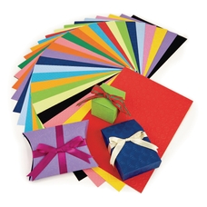 Embossed Rainbow Card Pack - A4