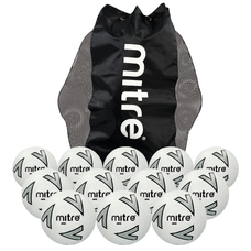 Mitre Impel Football - White/Silver/Black - Size 3 - Pack of 12