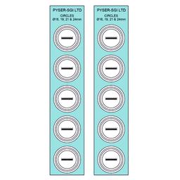 Film Reticles with Micrometer Scale