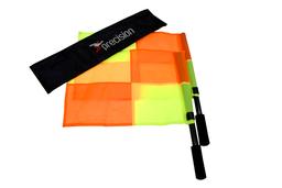Precision Linesman Flag Set - Orange/Yellow - Pair