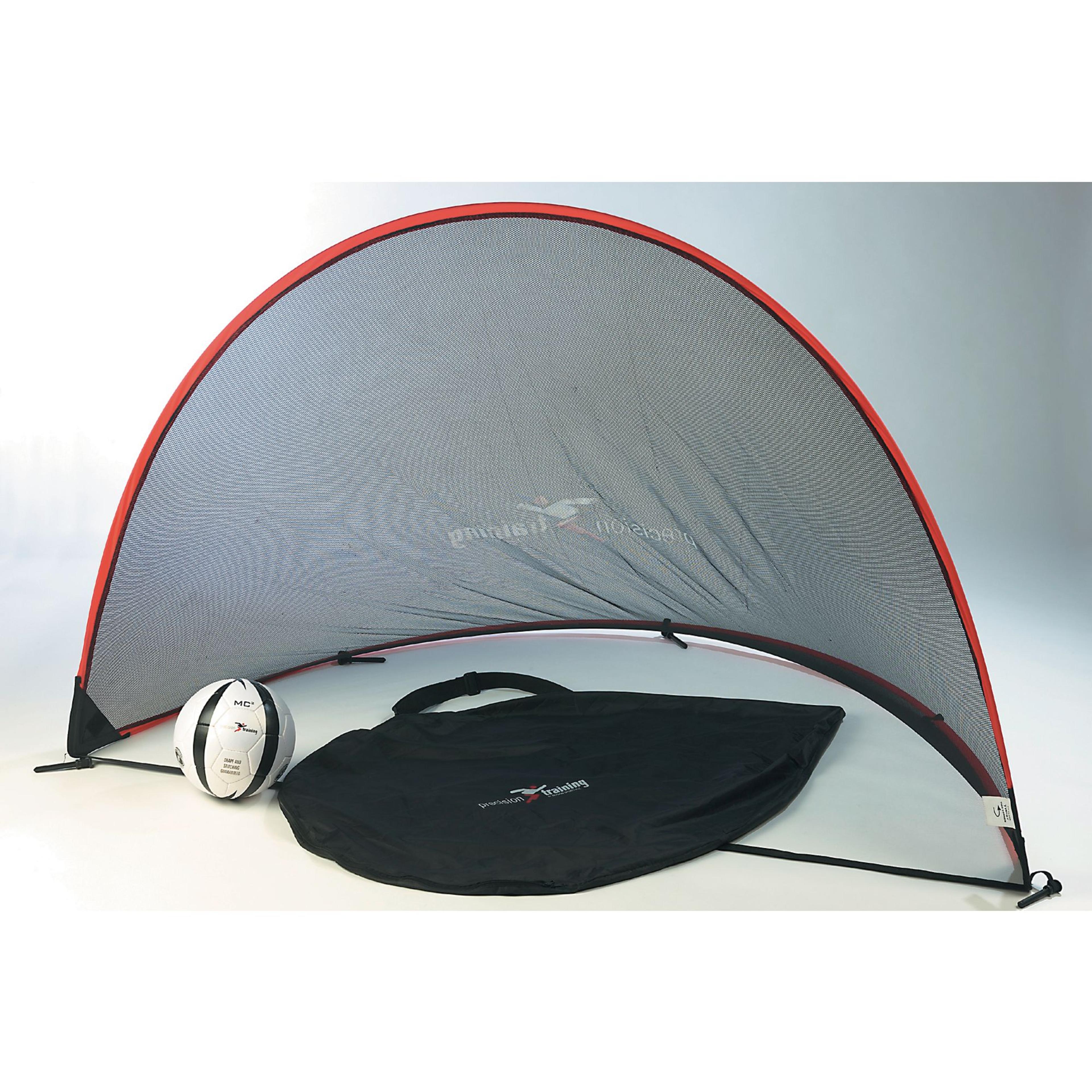 Precision Pop-Up Goals - Black/Red - 180 x 110cm - Pair