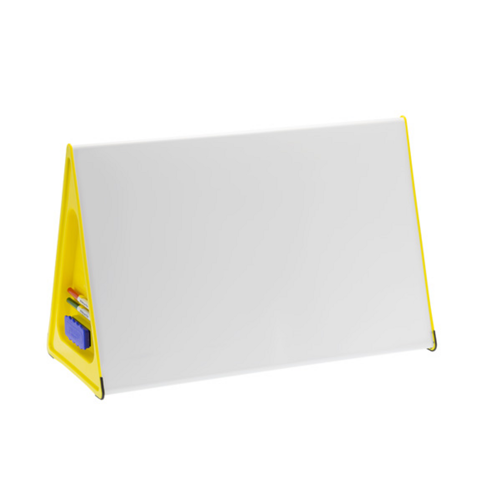 A2 WEDGE WHITEBOARD Dry-Wipe Double Sided Magnetic Portable,Table Top,Display 
