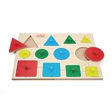 VIGA jigsaw puzzle rack with 12 puzzles, 12 parts/ 1 set, 2 puzzle pieces