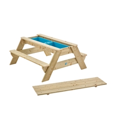 Deluxe Wooden Picnic Table Sandpit
